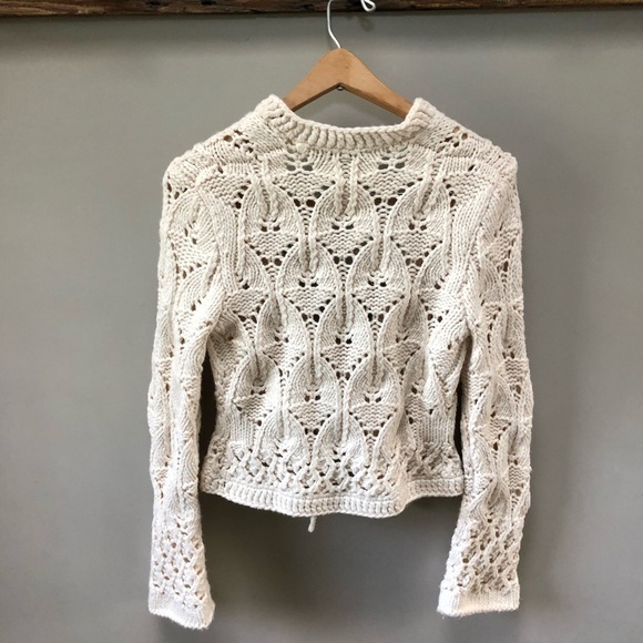 The Limited Chunky Knit Wool Blend Cardigan-‎ Sz S - Picture 6 of 6